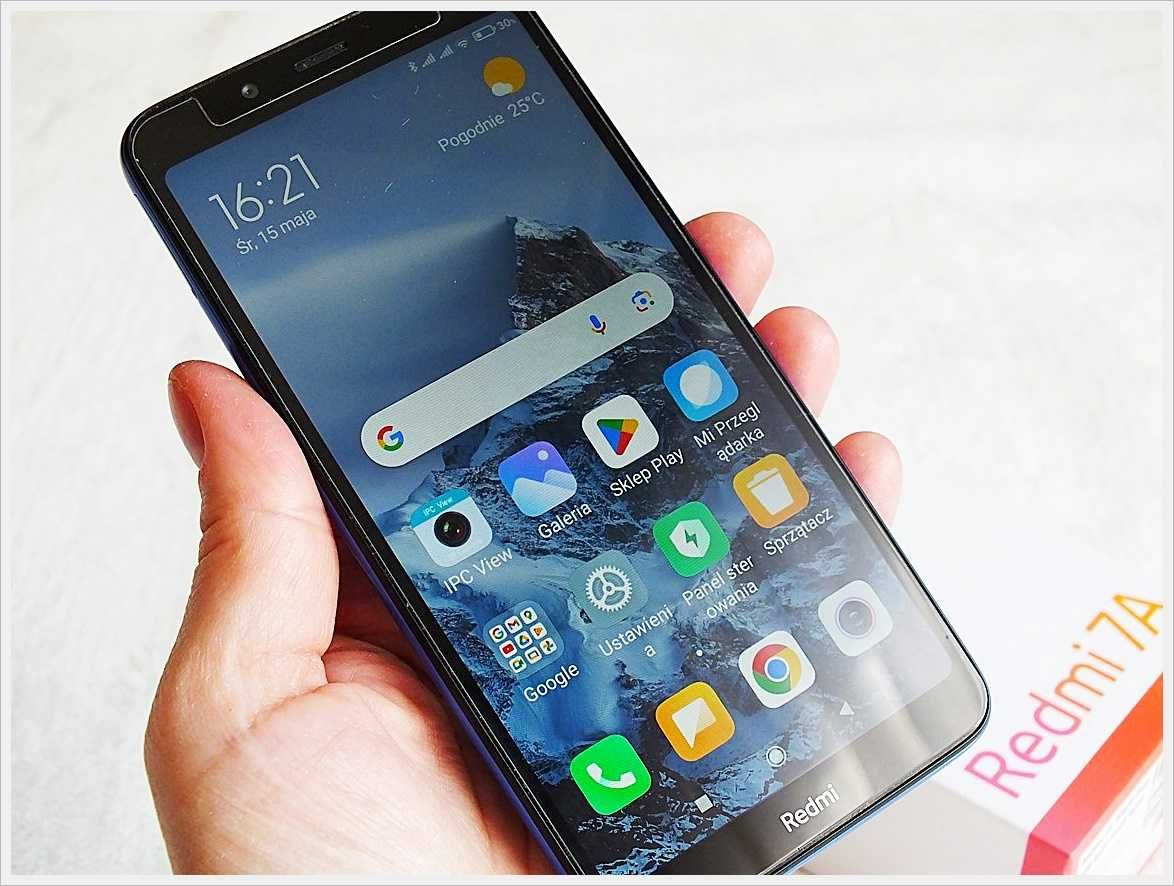 Smartfon Xiaomi Redmi 7A 3 GB / 32 GB 4G (LTE) niebieski Stan IGŁA!