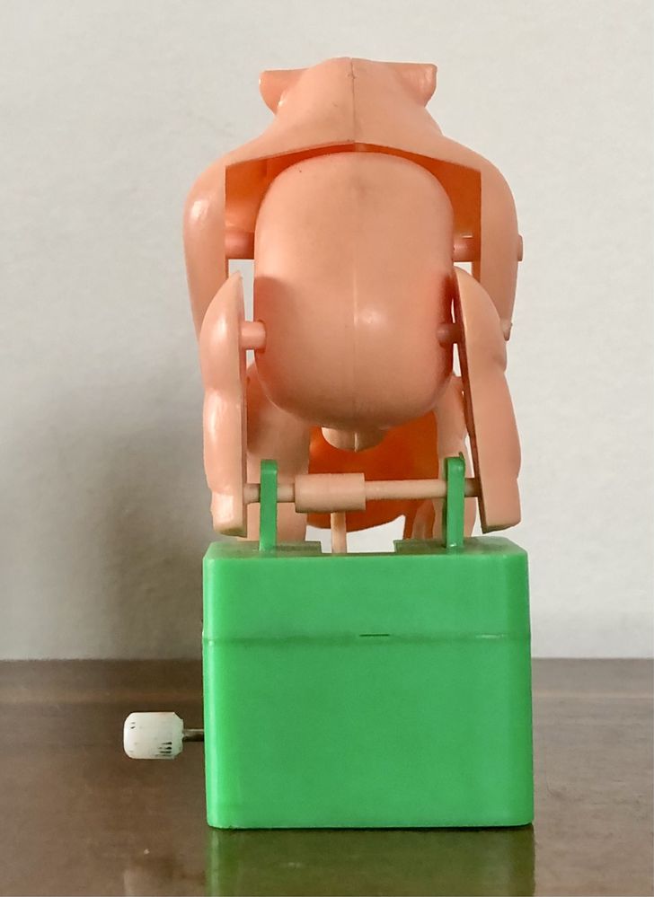 Retro sex świnki zabawka nakręcana dla dorosłych Hong Kong Porky Piggy