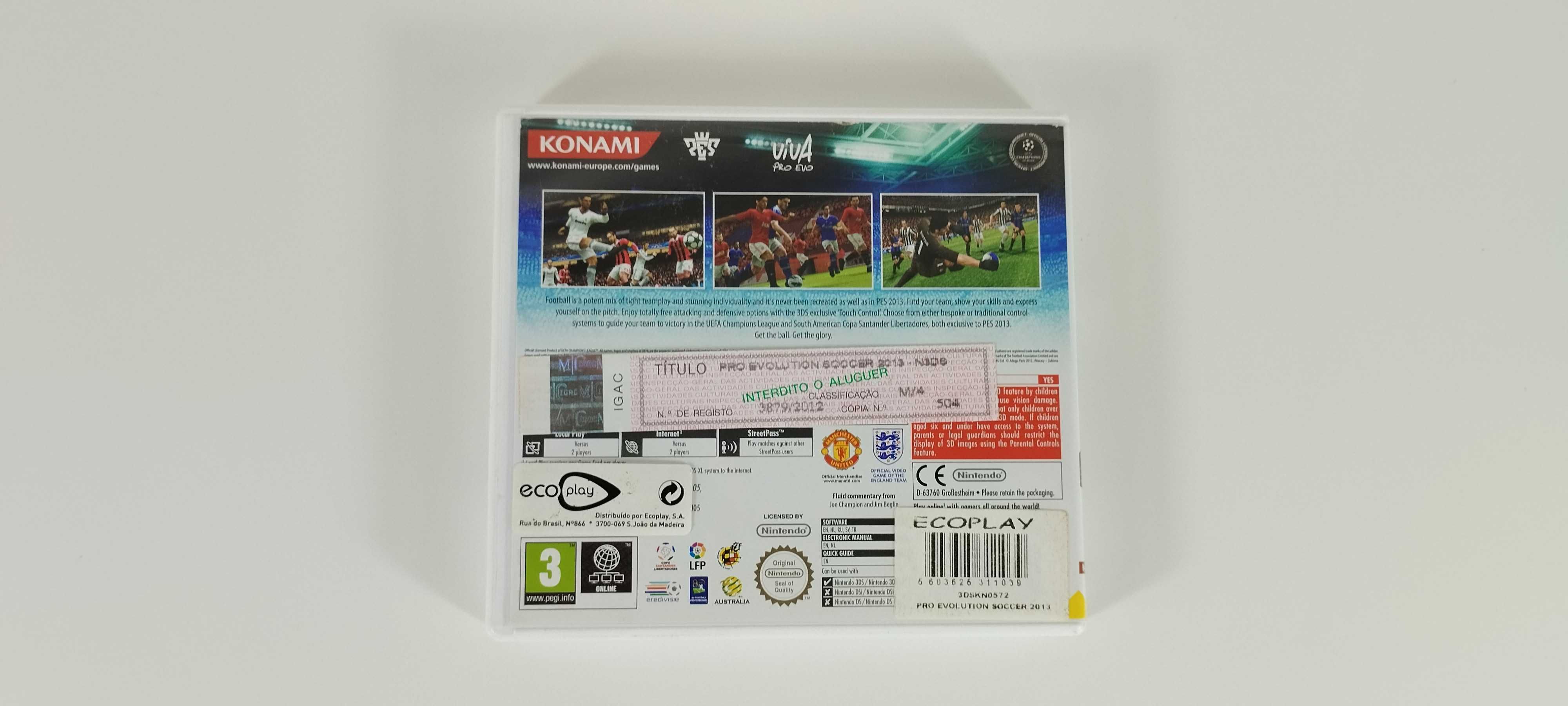 Pro Evolution Soccer 2013 3D - Nintendo 3DS - PES 2013