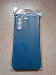 Etui Samsung A56 - nowe matowe niebieskie