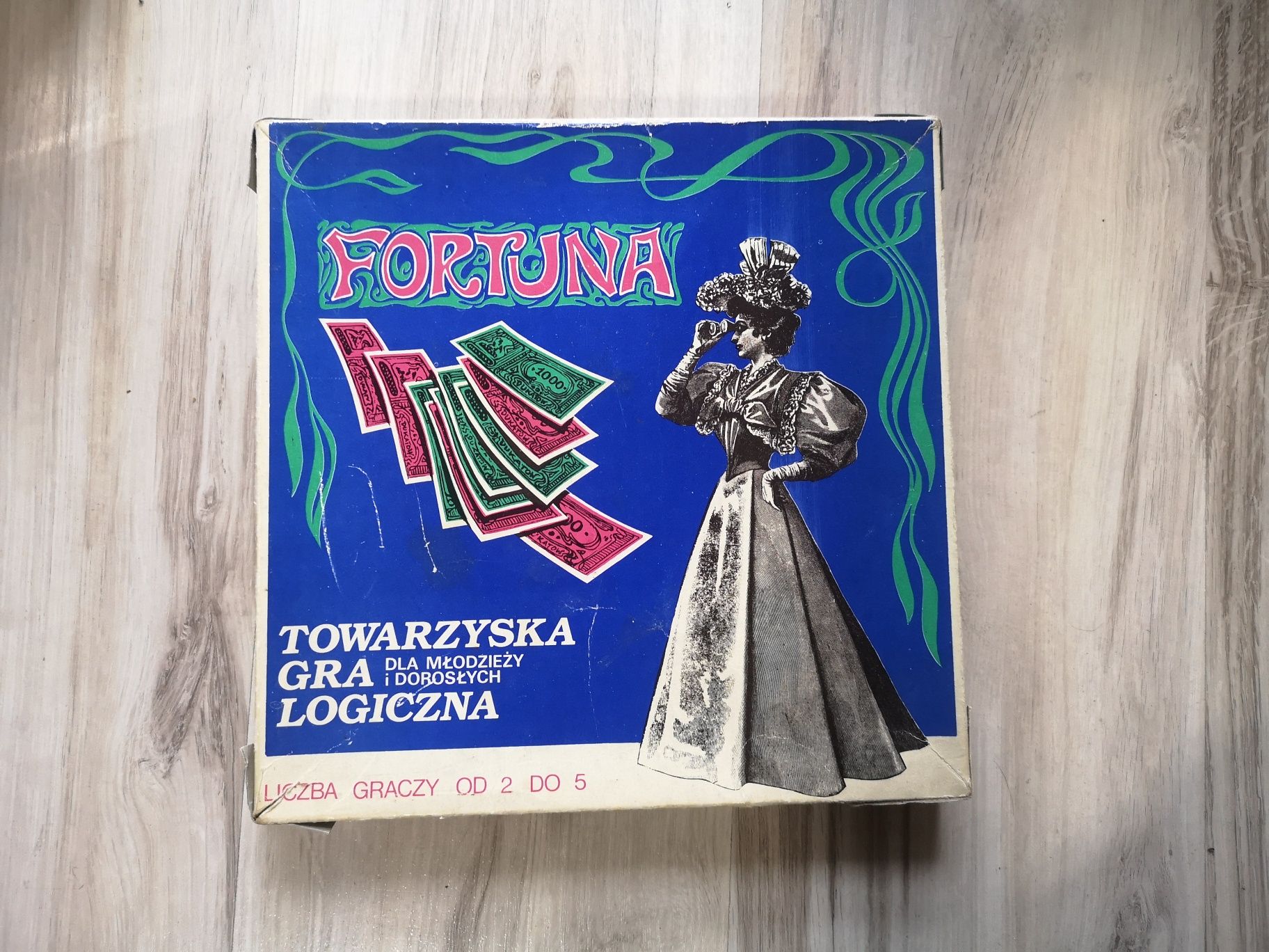 Fortuna kultowa towarzyska gra planszowa PRL 1983