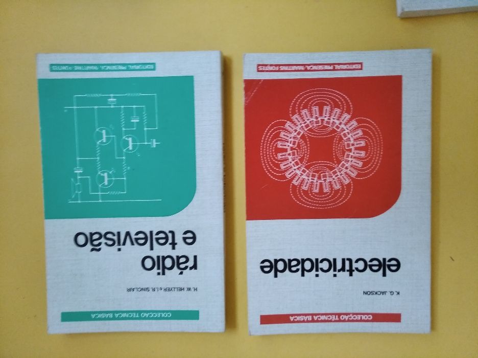 Livros sobre: Eletrónica, Televisão; Radiotecnia, Antenas