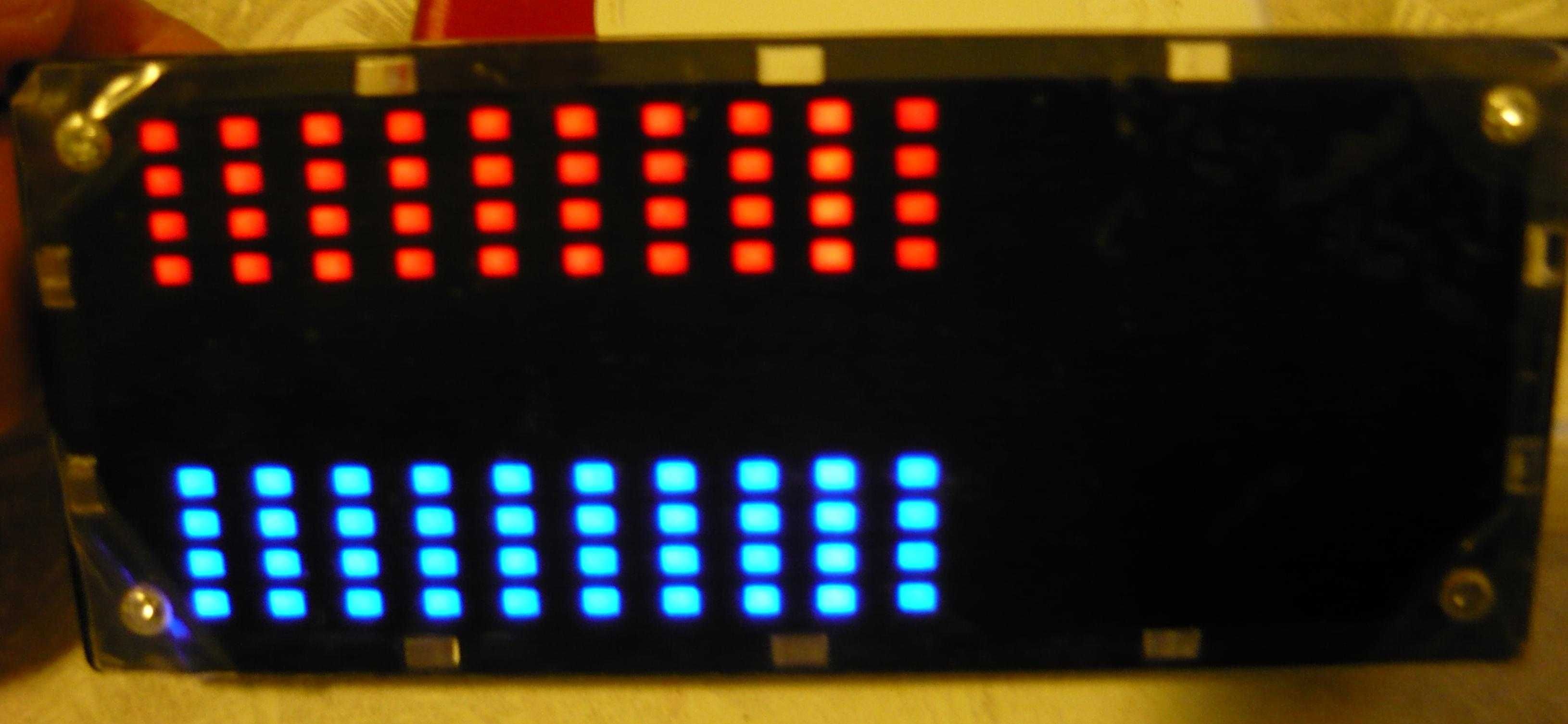 192 LED Analizator wskaźnik 8 Trybów audio spectrum widmo korektor