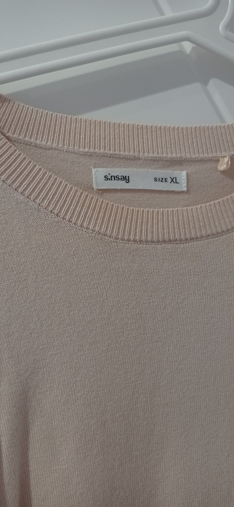 Beżowy sweter Sinsay xl 40 42