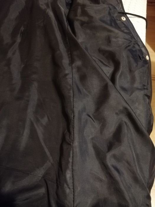 Damski płaszcz skórzany