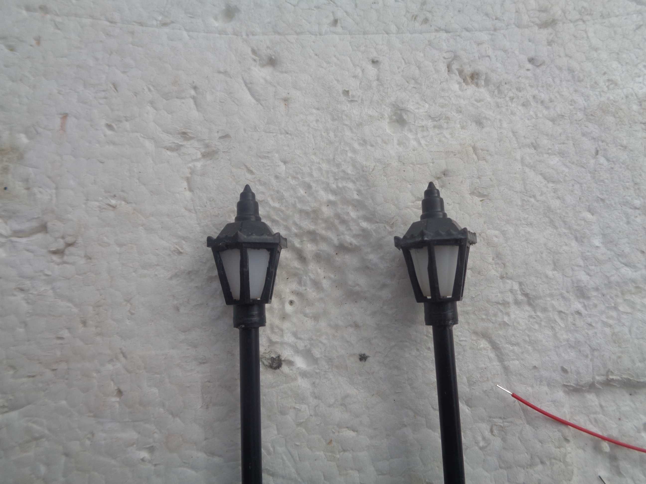 1:87 Candeiros de rua LED branco ver fotos - Pista comboio