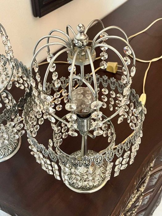Conjunto de Lustres de cristal
