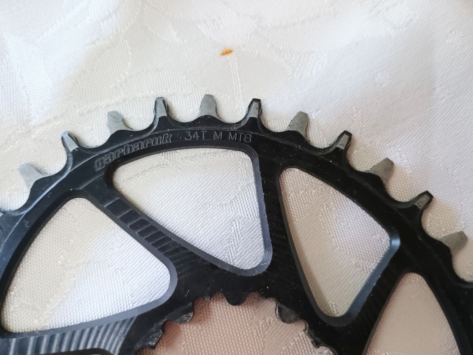 Zębatka Garbaruk 34T Oval DM Sram GXP Offset 4,6mm blat tarcza