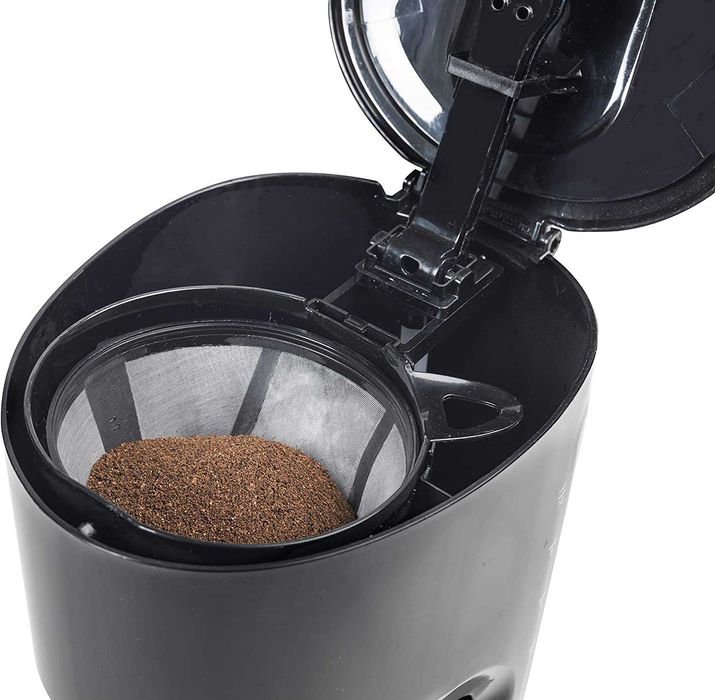 Cafeteira com placa quente, para café de filtro moído, 10 chávenas