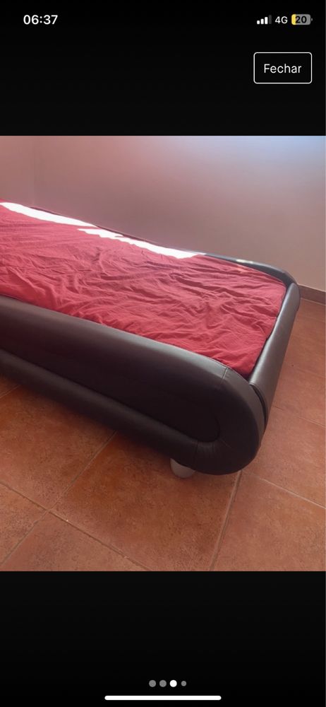 Cama solteiro design atrativo