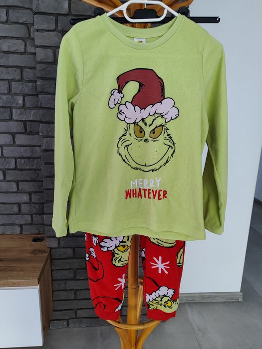 Ciepła polarowa piżama Grinch 146/152