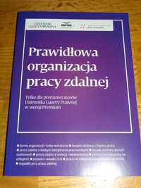 Prawidłowa organizacja pracy zdalnej Książka praktyczna Nowa
