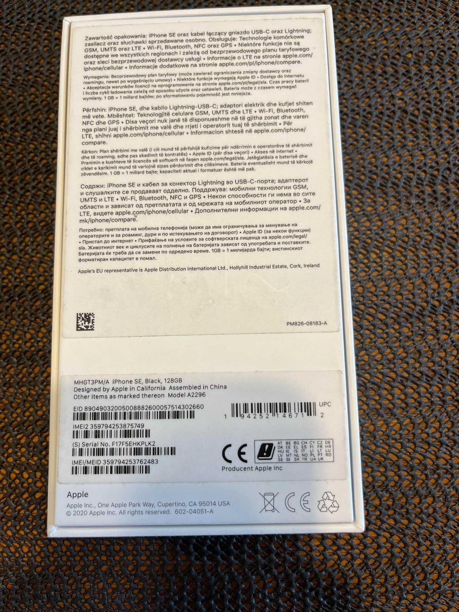 IPHONE SE 128 GB ( 2 GENERACJA 2020r.)