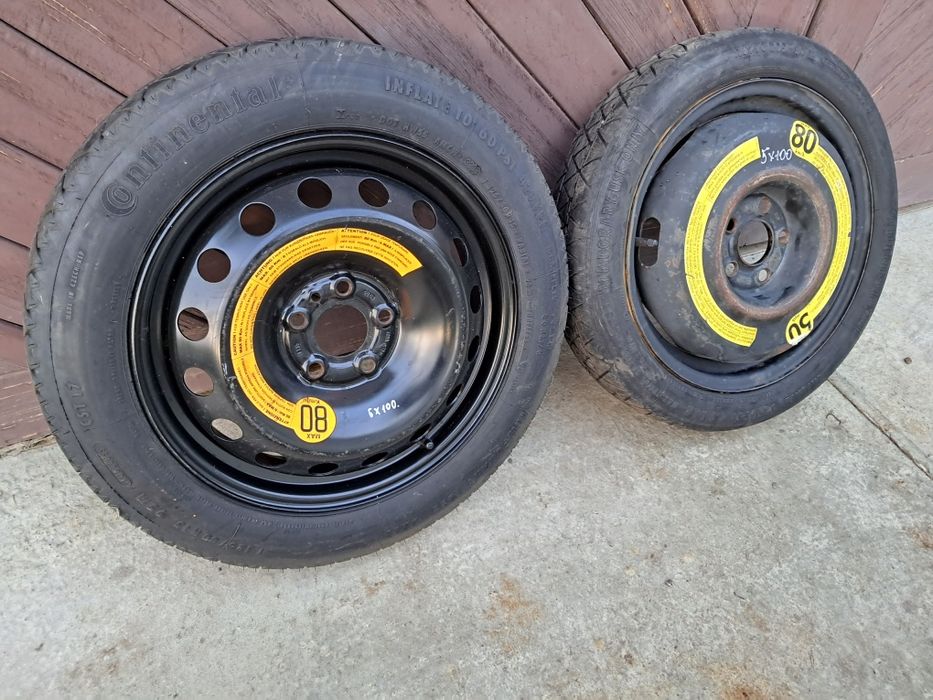 Докатка запаска костиль 5×100 R15 R16 R17 golf 4 Tour Fabia Polo Rapid