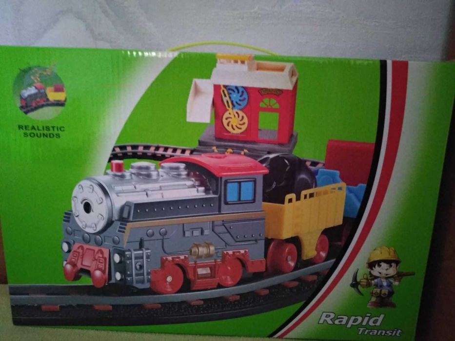 залізна дорога. потяг Rapid train