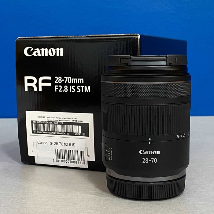 Canon RF 28-70mm f/2.8 IS STM (NOVA - 3 ANOS DE GARANTIA)