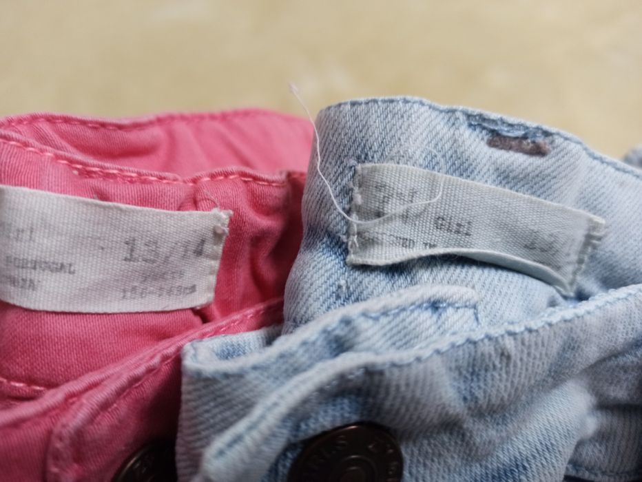 2 calções 13/14 anos