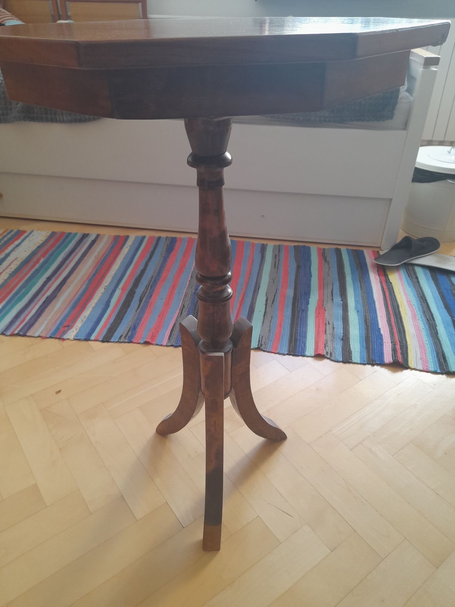 stolik konsolka drewno retro vintage stary