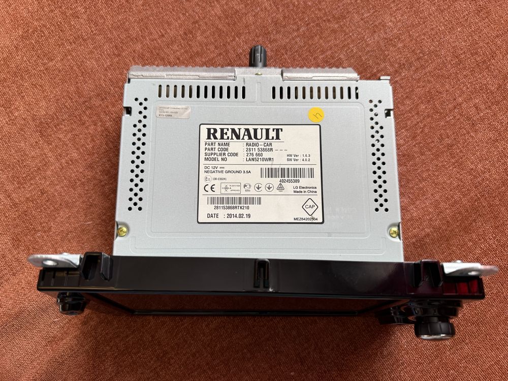 Rádio Medianav Renault Clio IV