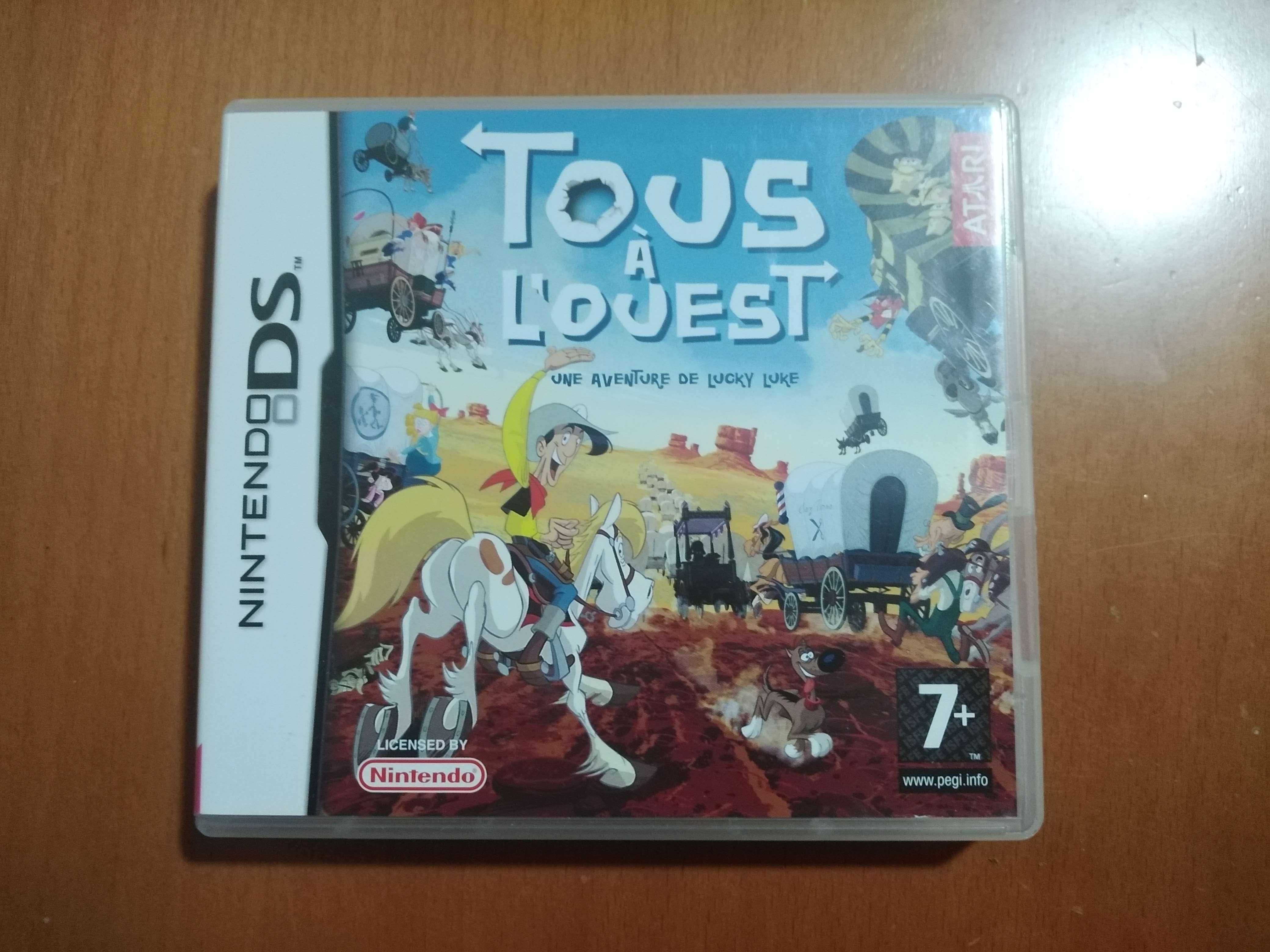 Nintendo DS jogo Go West! A Lucky Luke Adventure completo