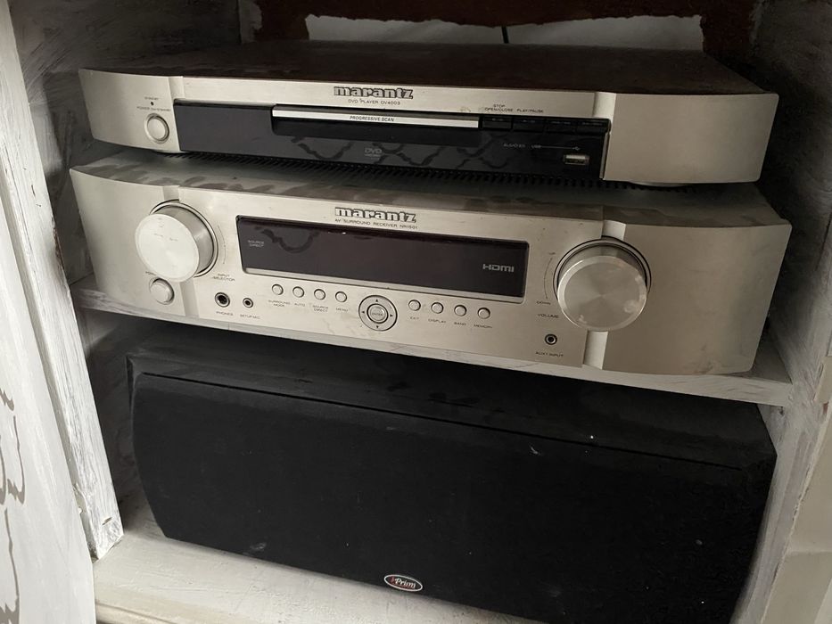 Kino domowe amplituner Marantz dvd głośniki