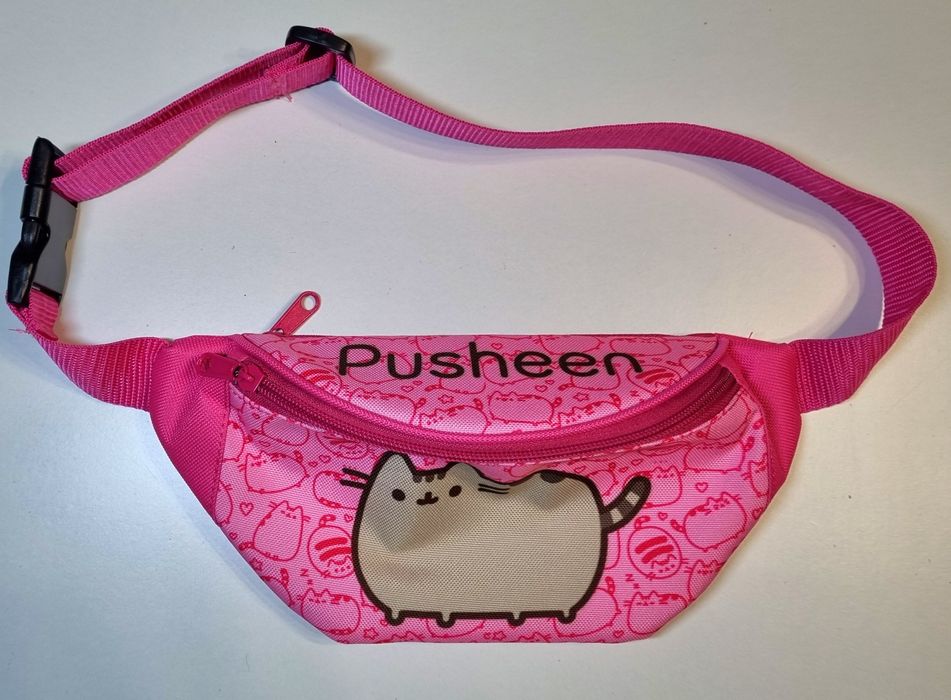 Pusheen kot różowy nerka saszetka torebka