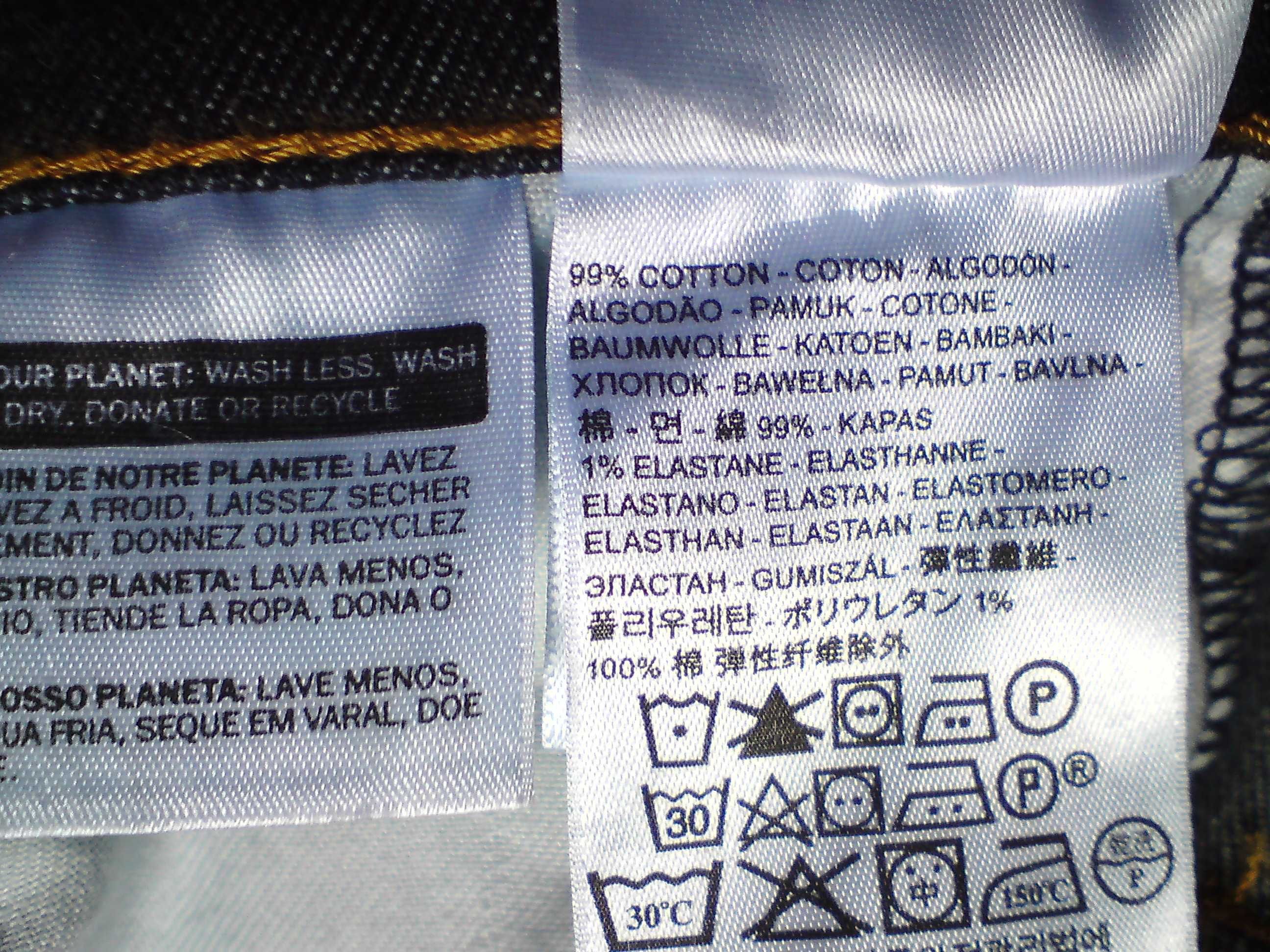 Джинсы Levi Strauss W 30 L 30 тёмно-синие Made in Pakistan