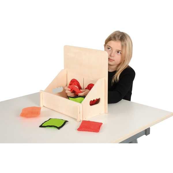 Sensoryczne Pudełko dotykowe ściana zmysłów Montessori