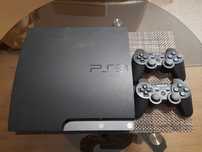 PS3 Slim 500gb +45 игр Gta 5, San Andreas/Mortal/Tekken/Fifa 19...