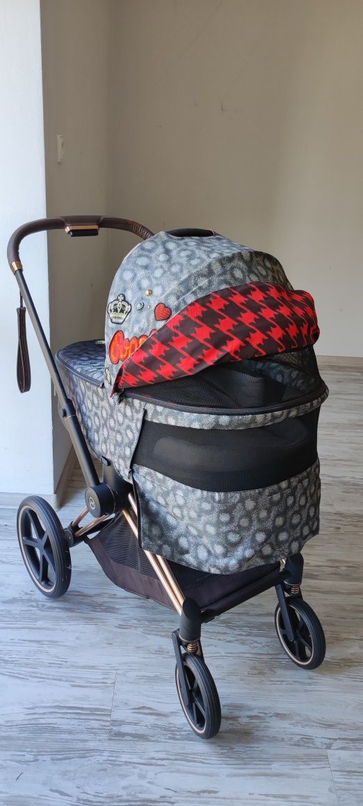 Wózek Cybex Priam 2.0 gondola Rebellious + spacerówka