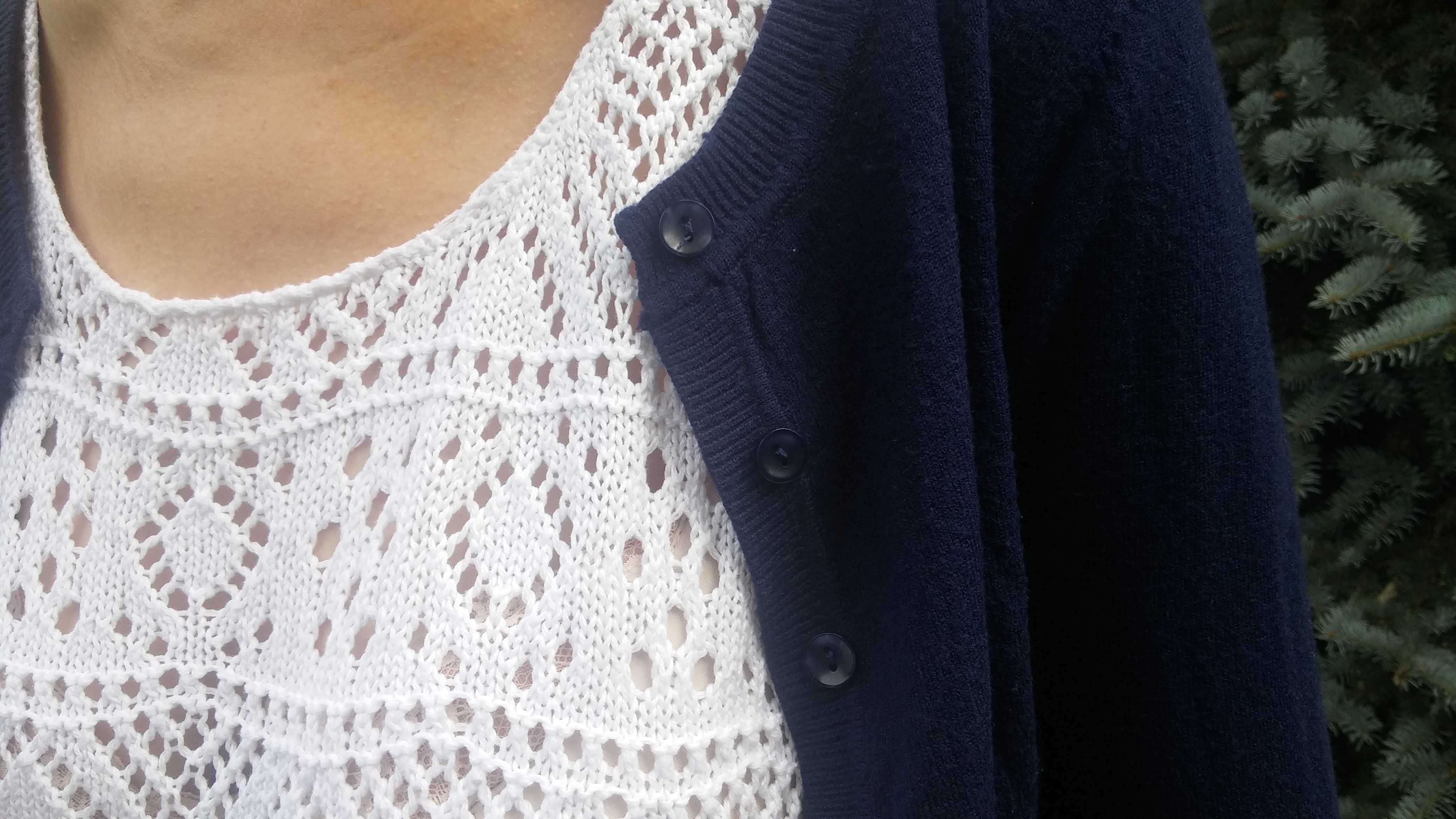 granatowy sweter S/M