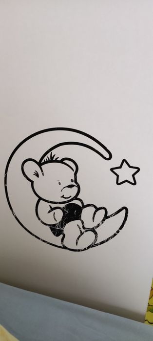 Zestaw łóżeczko dziecięce + komoda