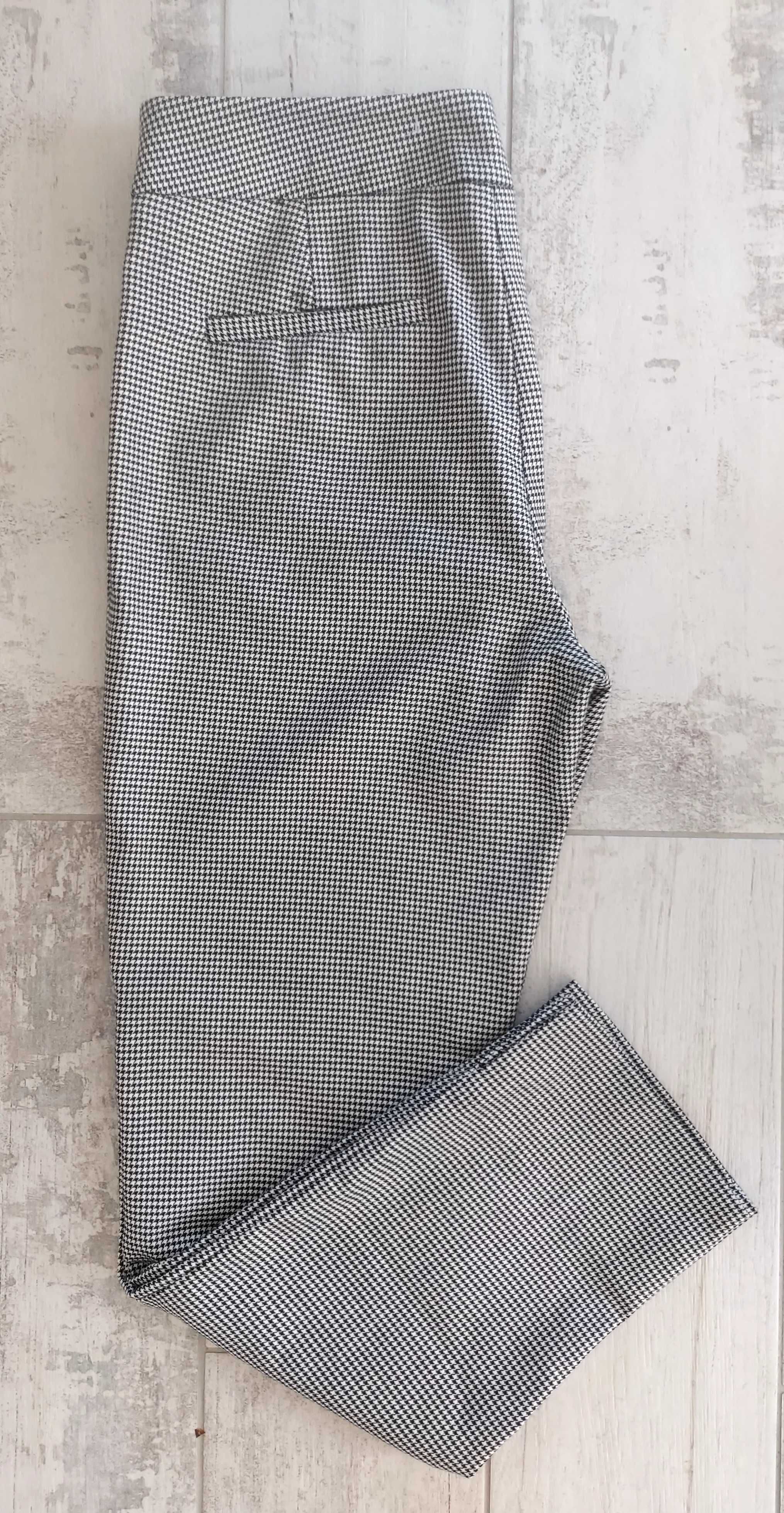 Nowe spodnie pepitka KappAhl r. 36 S