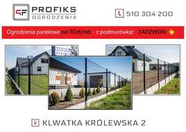 Ogrodzenie PANELOWE od 50 zł za metr kompletnego ogrodzenia ZADZWOŃ