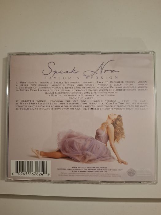Album "Speak Now" Taylor Swift płyta CD