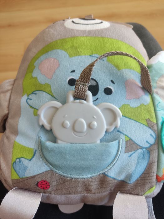 Miękka książeczka sensoryczna zwierzątka Fisher Price GJD37