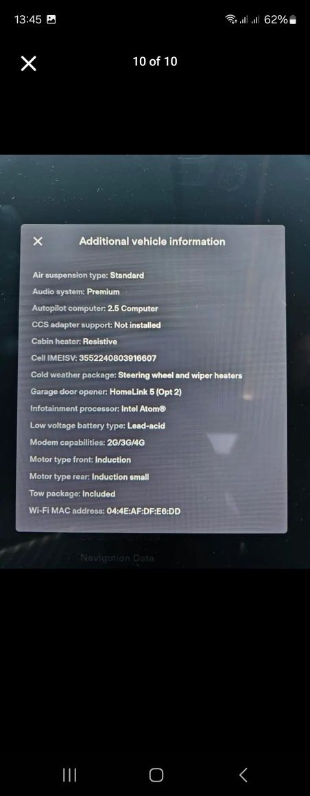 Tesla Model X 75D 75000km nacional