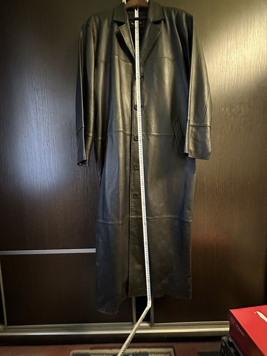 Шкіряний плащ Kurt Muller XXXL