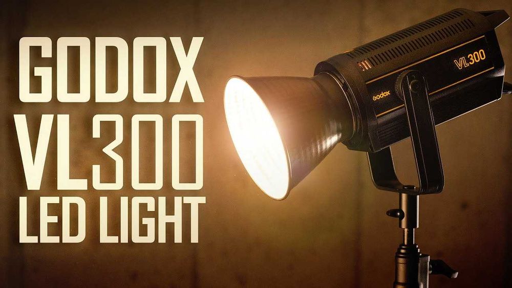 Студійне постійне світло Godox VL300 LED Video Light 5600K / 300Вт