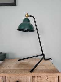 Lampa stołowa zielona, loft