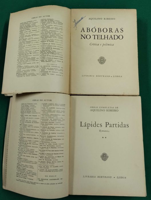 Livros Aquilino Ribeiro / Alexandre Herculano