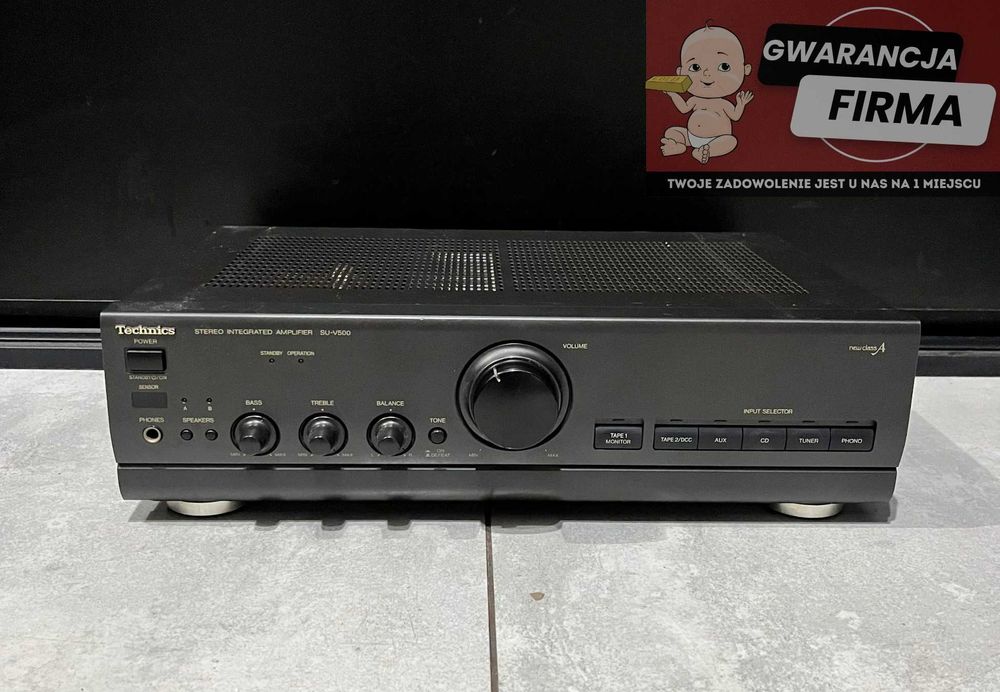 Wzmacniacz Stereo Technics Su-v500 | Używany | Sprawny |