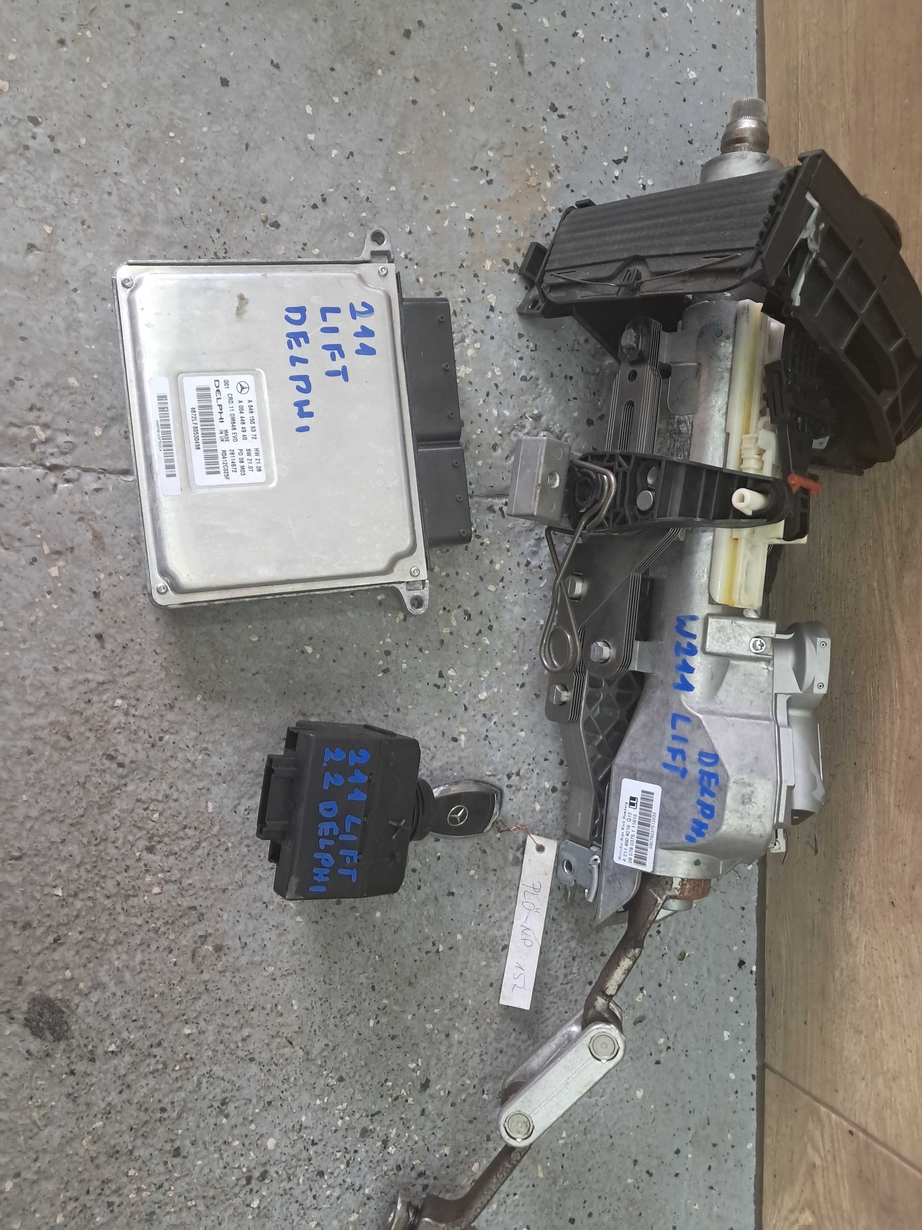 Zestaw startowy merceses w211 2.2 cdi lift delphi