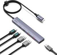 Aceele Hub USB, rozdzielacz USB 3.0 z 4 portami USB