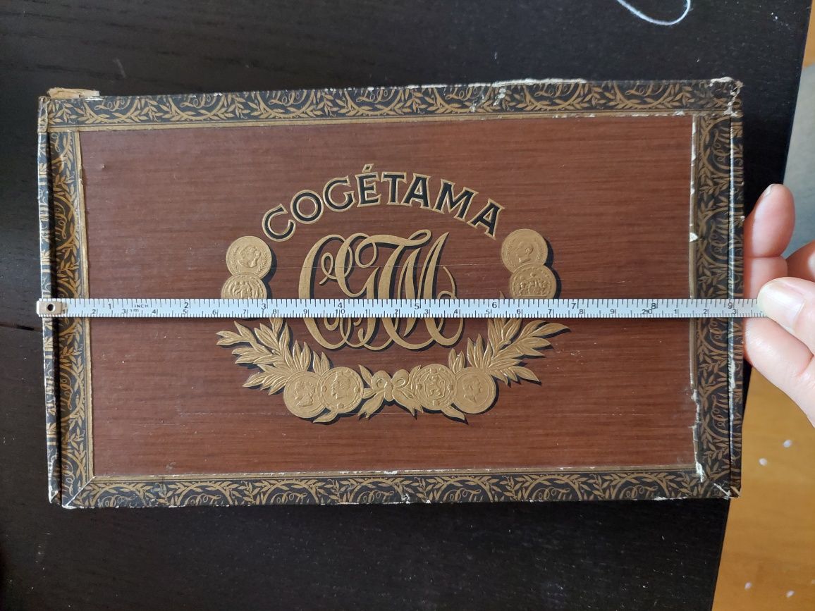 Caixa de charutos Vintage Cogétama