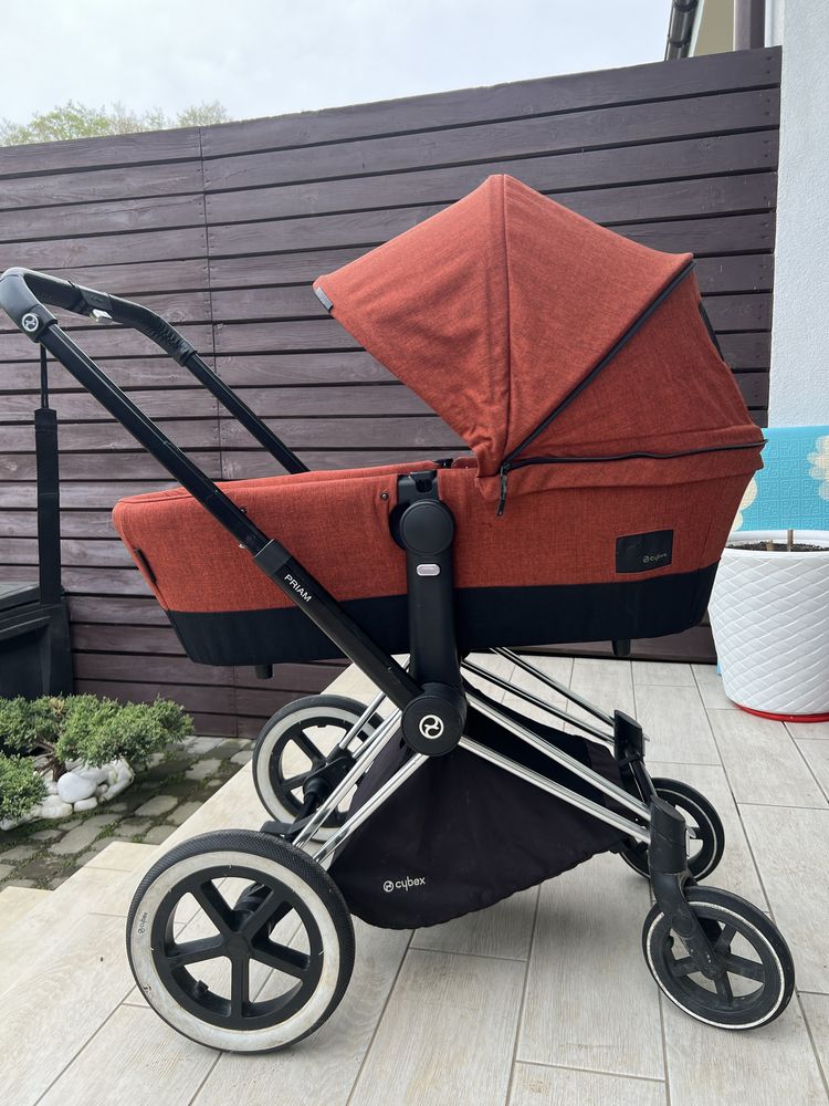 Коляска люлька Cybex Priam 2 в 1 автолюлька Cybex