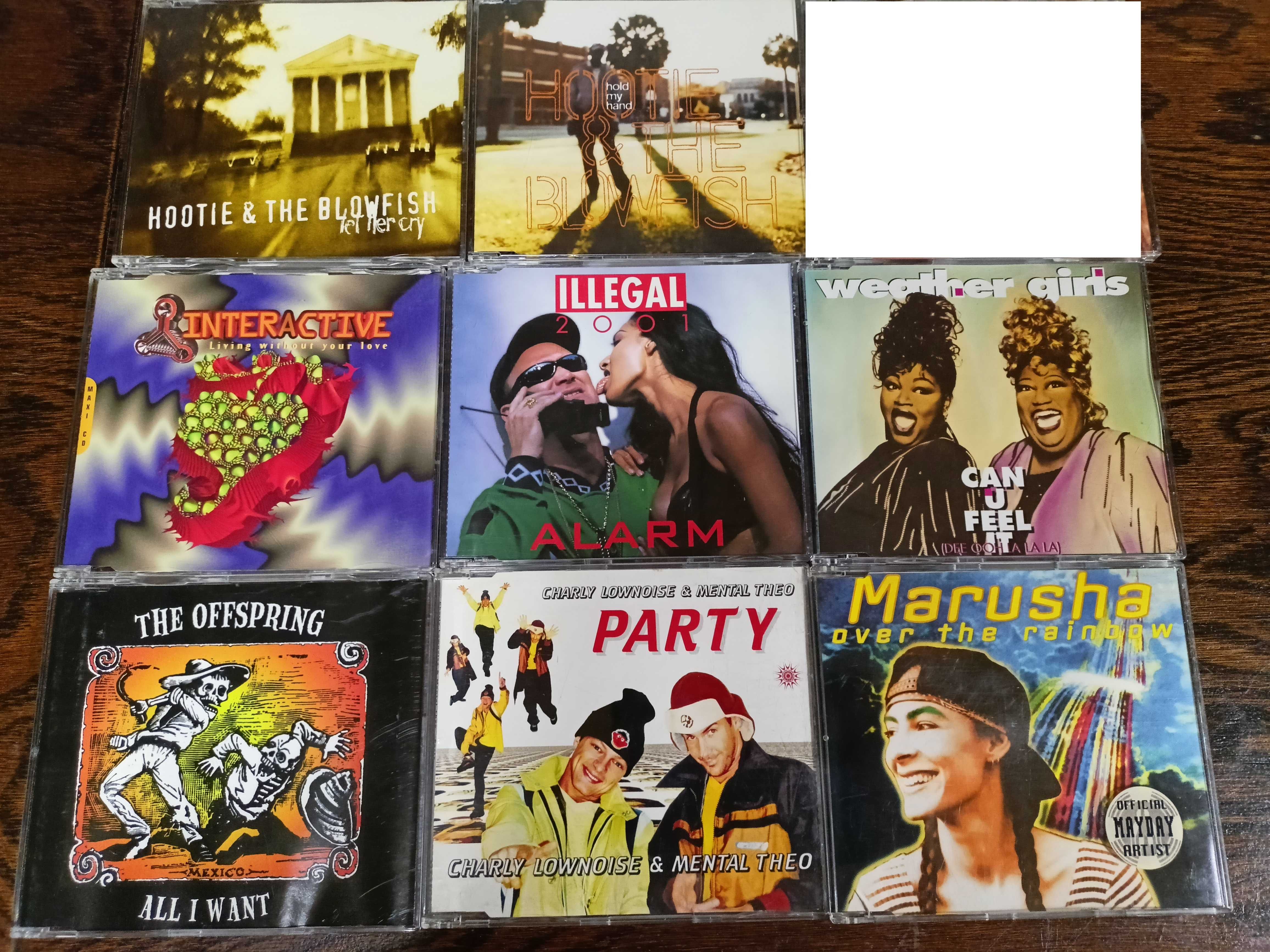Single, płyty CD mix - dance, pop, techno, rock, reggae, inne