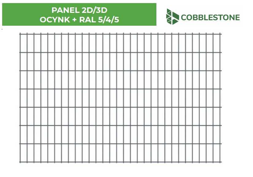 Panel ogrodzeniowy 2D 1,03m 6/5/6 komplet słupek panel klipsy cena HIT