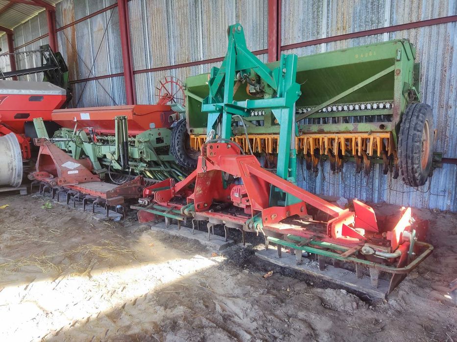 zestaw uprawowo siewny amazone kuhn 3m brona wirowa + siewnik