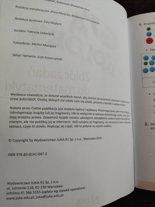 Gra w kolory zbiór zadań do matematyki klasa 3